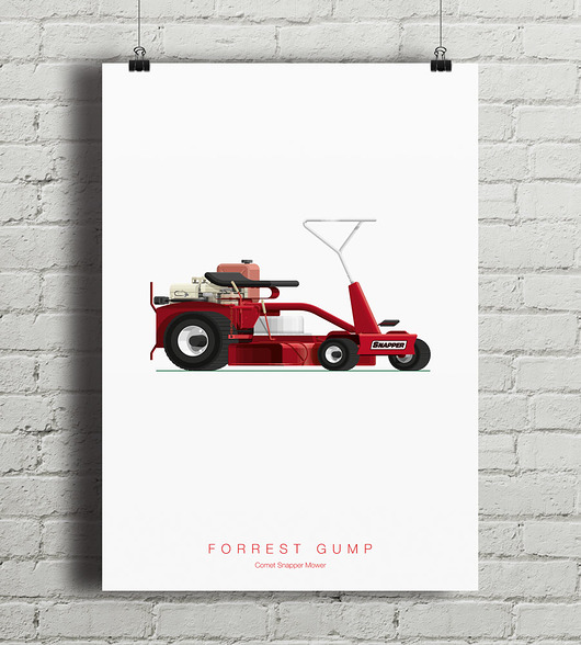 Plakat Forrest gump - Comet Snapper  minimalmill