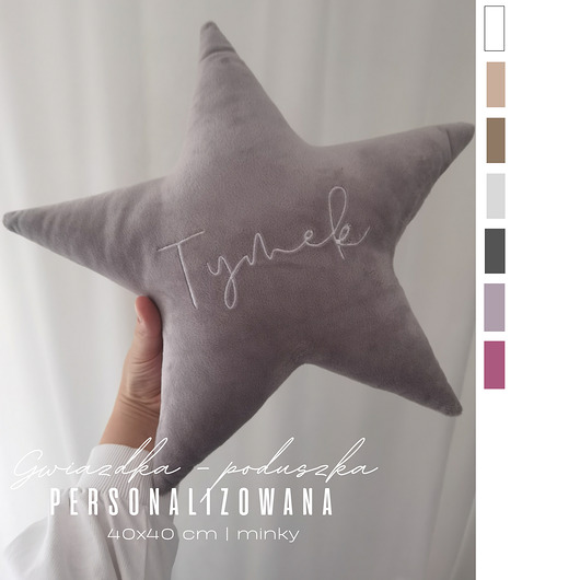 poduszki z napisami Poduszka personalizowana - gwiazdka