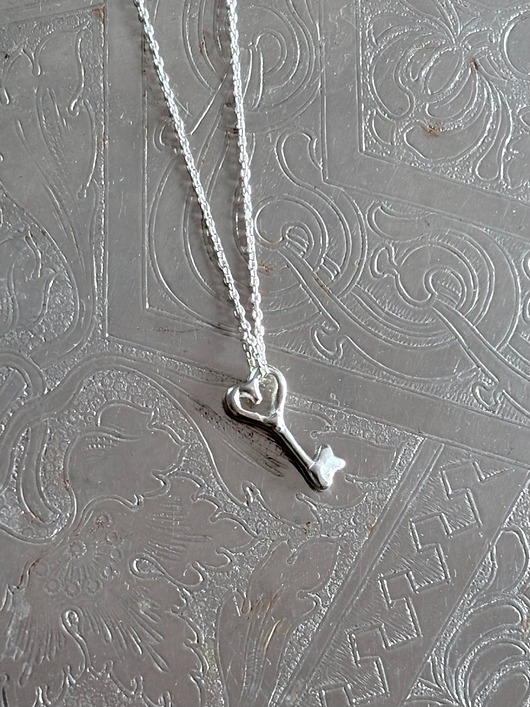srebrne naszyjniki Friendship Key- Love Key- Kluczyk- Heart Key- Naszyjnik