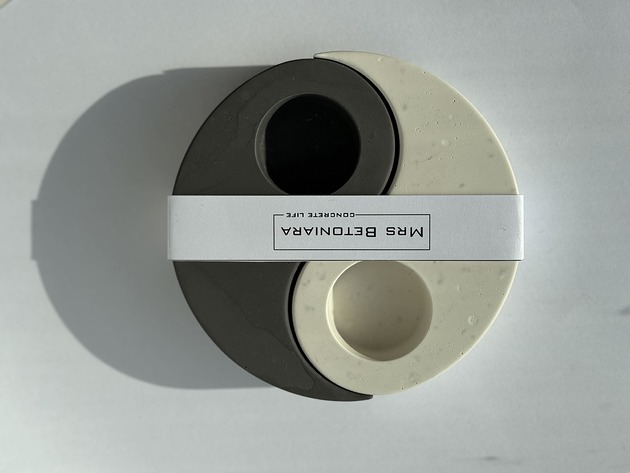 świeczniki i świece Świecznik  Yin i Yang