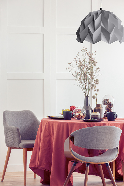 lampy wiszące Lampa wisząca origami ICEBERG M szara
