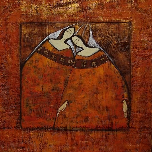 ANIOŁY  ................. pomarańcze & złoto cobalt