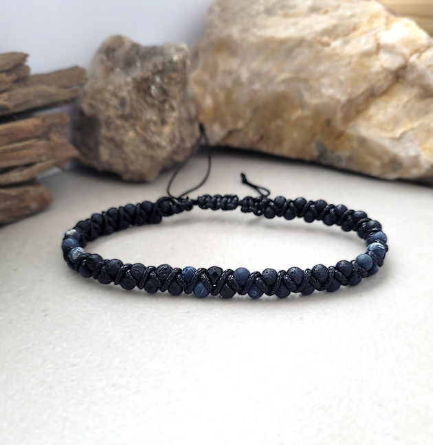 biżuteria męska Ochrona z Turmalinem - męska regulowana