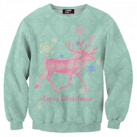Christmas deer sweater Mr Gugu Miss Go