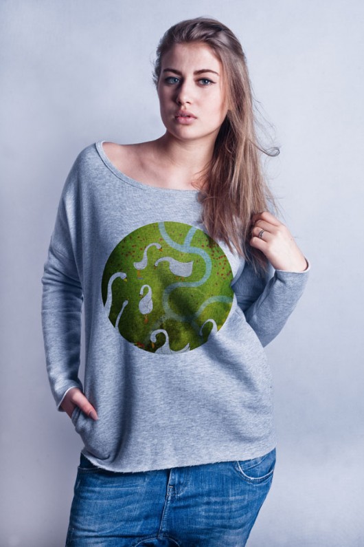 Bluza damska "Gąski" dziendobry
