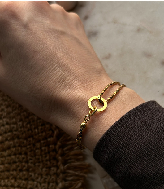 bransoletki z kamieni naturalnych Golden - bransoletka z hematytów