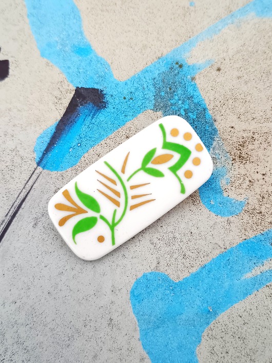 broszki Broszka w kwiaty