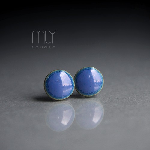 Mini Niebiańskie 6mm/stal chirurgiczna  Magda Łysiak
