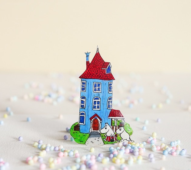 magnesy Magnes Dom Muminków