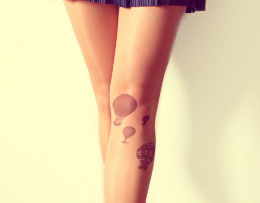 Rajstopy Tattoo Tights - Balony Kelly at large