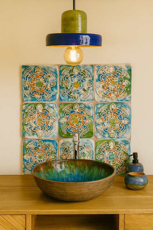 kafle i panele Płytki Kafle ceramiczne Mandala Grzybowa