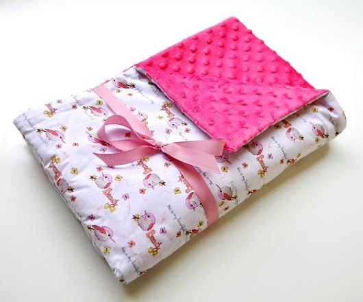 Koc MINKY BAWEŁNA_PTASZKI_ 50x75 cm_PROMOCJA MOJAMAJA