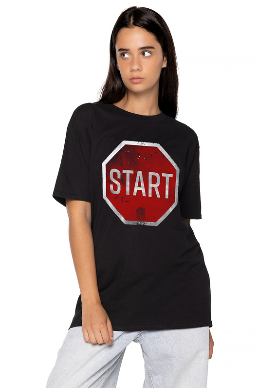 t-shirt damskie Koszulka loose fit UNDERWORLD Start