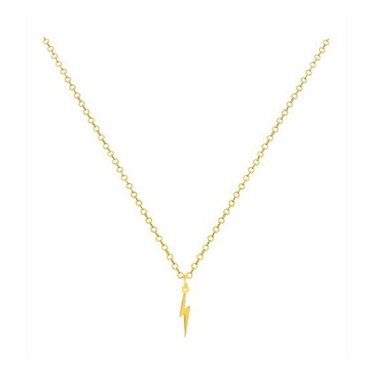 Złoty naszyjnik Fast As Lightning (błyskawica) VENA Jewellery
