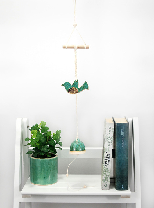 Ozdoby na ścianę Łapacz wiatru - ozdoba wisząca w stylu boho