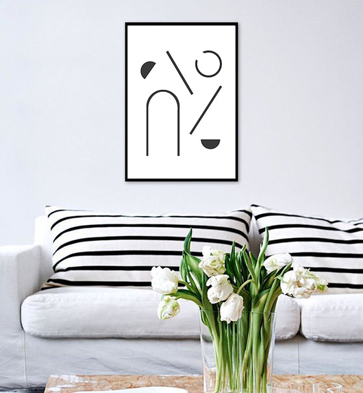 Plakat ELEMENTS B&W muybien