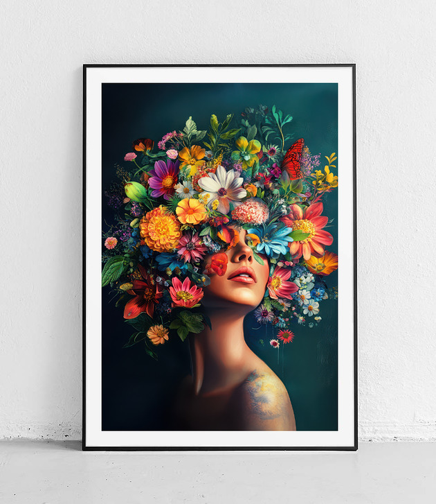 plakaty Plakat Kolorowy ogród marzeń