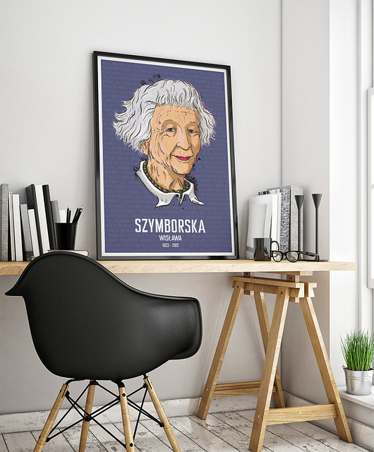 plakaty Wisława Szymborska - plakat 50x70 cm