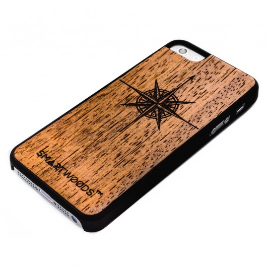 Obudowa, etui, case iPhone 5/5s, RÓŻA WIATRÓW Smartwoods