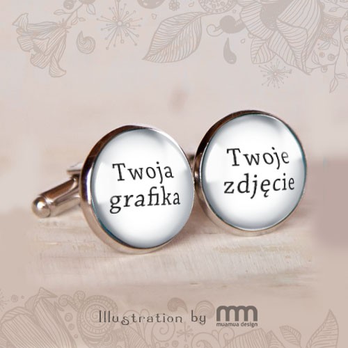 Twoje foto/grafika w spinkach muamua design