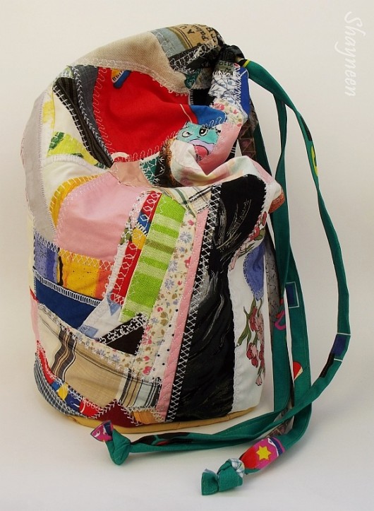 Hippie worek - crazy patchwork Shayneen
