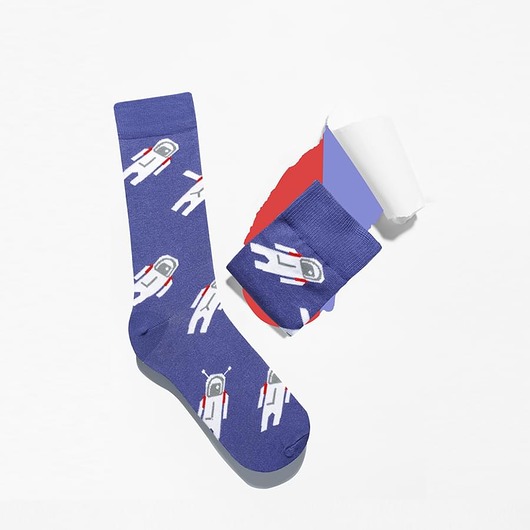 skarpetki damskie Kolorowe Skarpetki - Space Socks