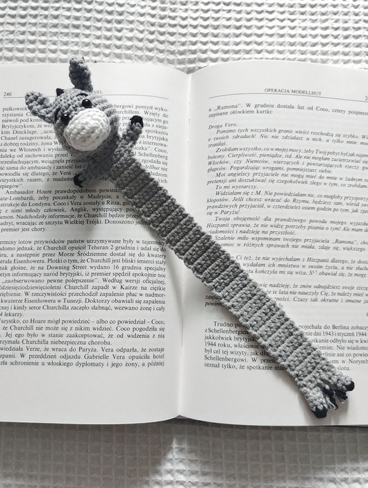 zakładki do książek Zakładka do książki osiołek, osioł