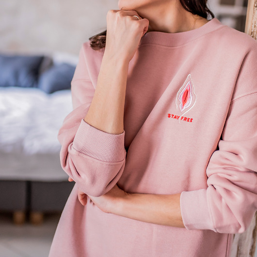 bluza bez kaptura damska Bluza Stay Free