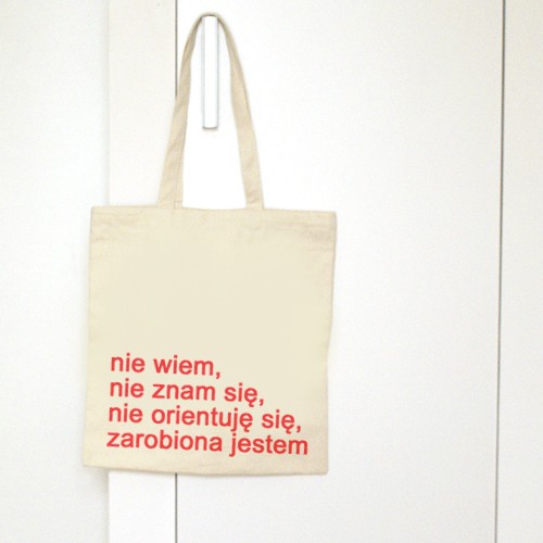 Nie wiem - torba ONE MUG A DAY
