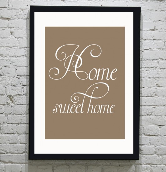POSTER - plakat- HOME sweet HOME II KOKO by HOKO