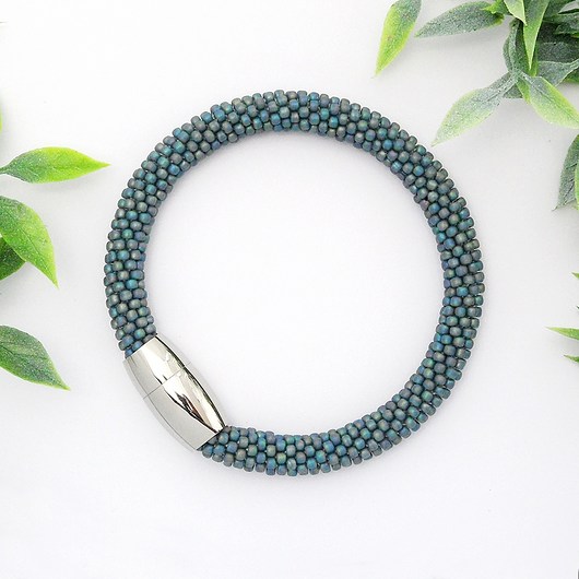 bransoletki - inne  Bransoletka Koralikowa "Sea Blue"