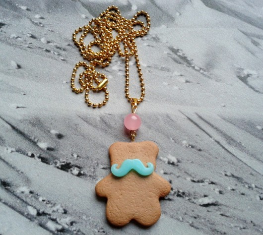 Teddy BEAR & MINT Mustache HENS Chic