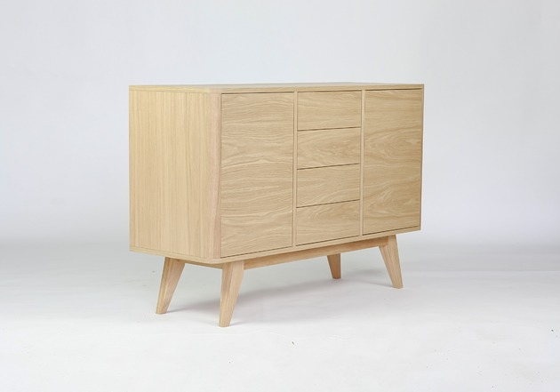 komody i szafki Komoda Bufetowa "S" Jednolita / Mała Komoda do salonu / 130cm