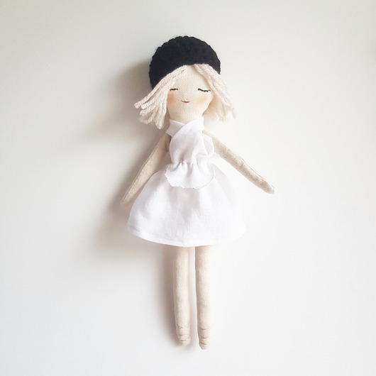 Przytulanka Lalka Paryżanka Sylvie MARI DOLLS