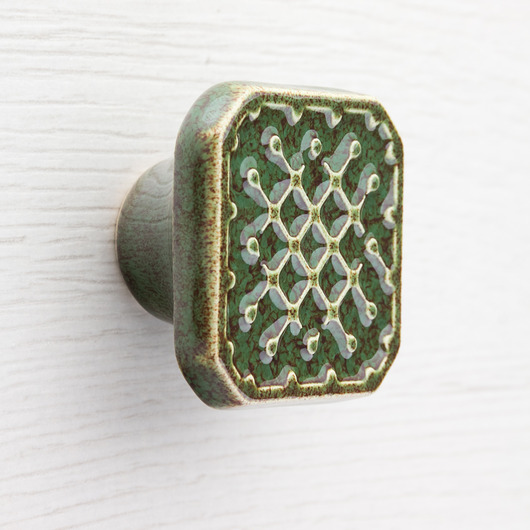 gałki do mebli Gałka do mebli zielonobrązowa wz.7