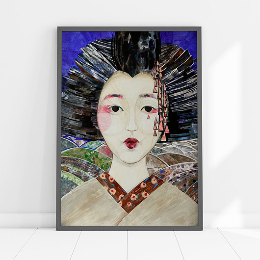 Plakat A4 - Geisha Gabriela Krawczyk