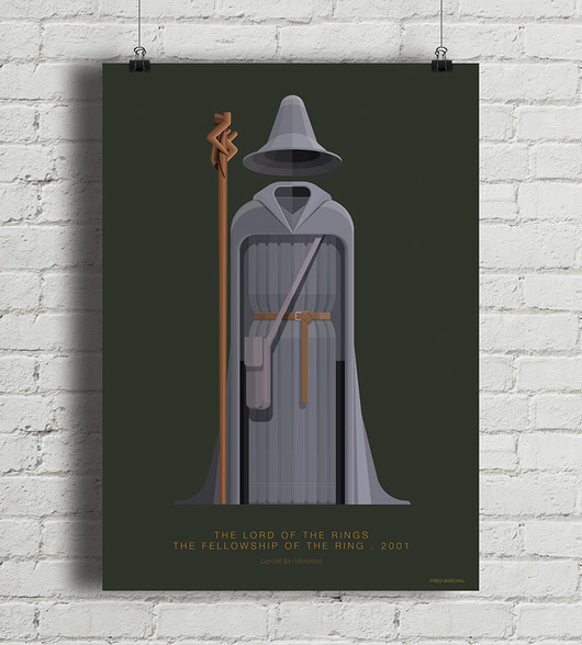 Plakat The Lord of the Rings - Gandalf  minimalmill