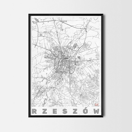plakaty Plakat Rzeszów - CityArtPosters