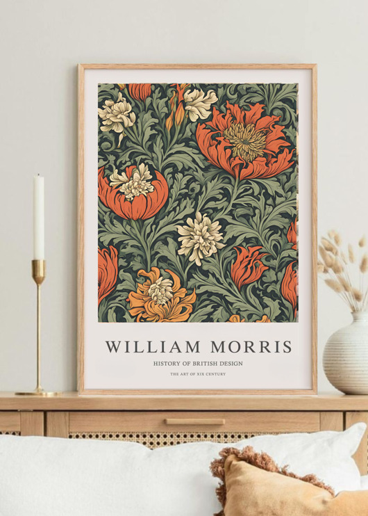 plakaty PLAKAT dekoracyjny , William Morris, wystawowy