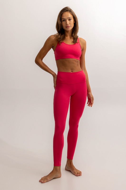 legginsy Legginsy z wysokim stanem icon, LUMEA - Pink
