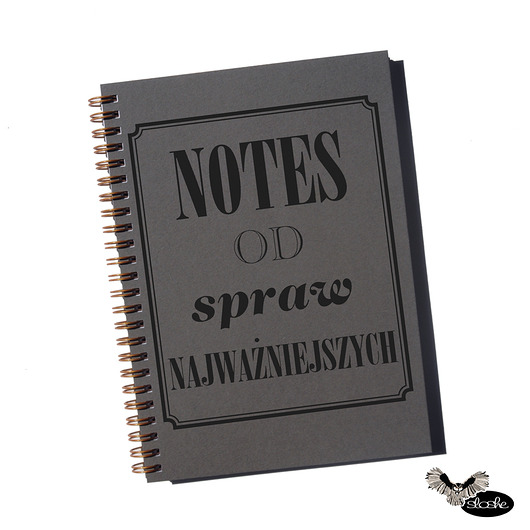 Notes od spraw najważniejszych z eko papieru Sowia Aleja