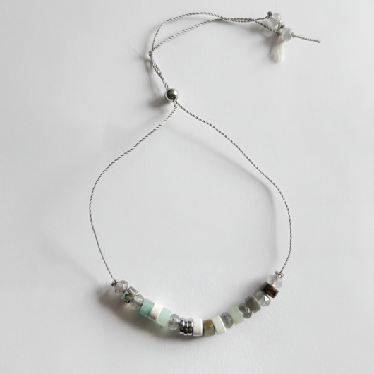 bransoletki z kamieni naturalnych Bransoletka z naturalnymi kamieniami Amazonit Magnezyt