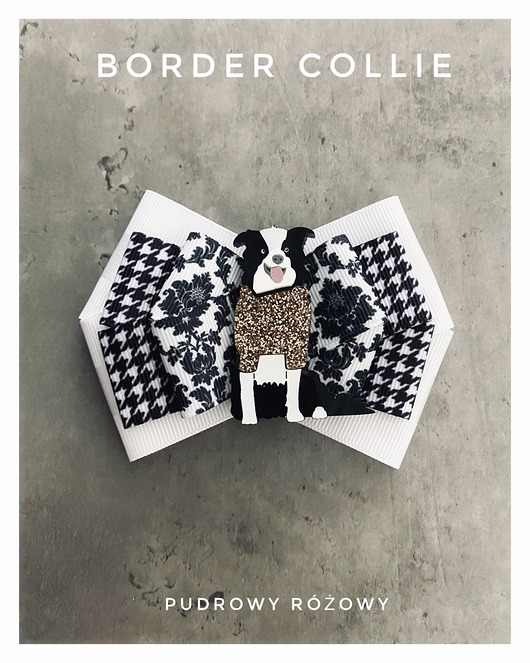 broszki Kolekcja Pop Art Dog  Border Collie  1 szt