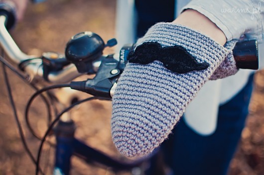 WĄSY MOUSTACHE ocieplacze rowerowe DLA FACETA Warms
