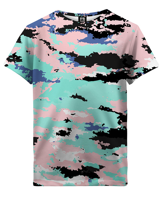 t-shirty dla dziewczynki T-shirt Girl DR.CROW Camo Light