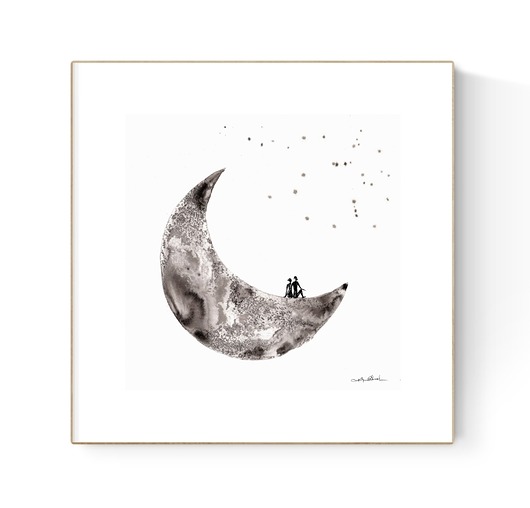 grafiki i ilustracje Grafika 30X30 cm wykonana ręcznie