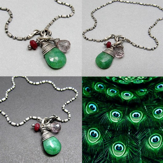 Bransoletka >Emerald green< Marta Latawiec