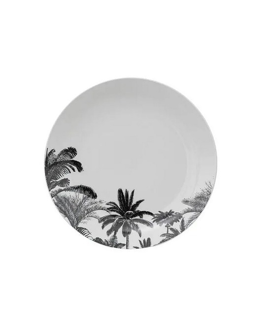 patery i talerze Talerz Porcelanowy 6 szt. Talerz Głęboki Komplet Senegal