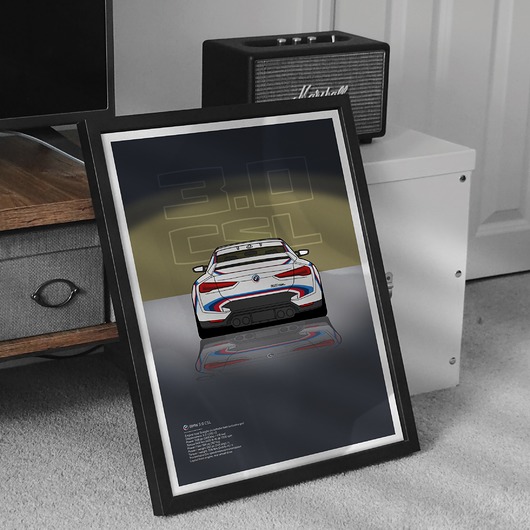 plakaty Plakat Motoryzacja -  BMW 3.0 CSL