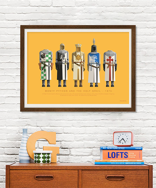 plakaty Monty Python i Święty Graal - plakat fine art